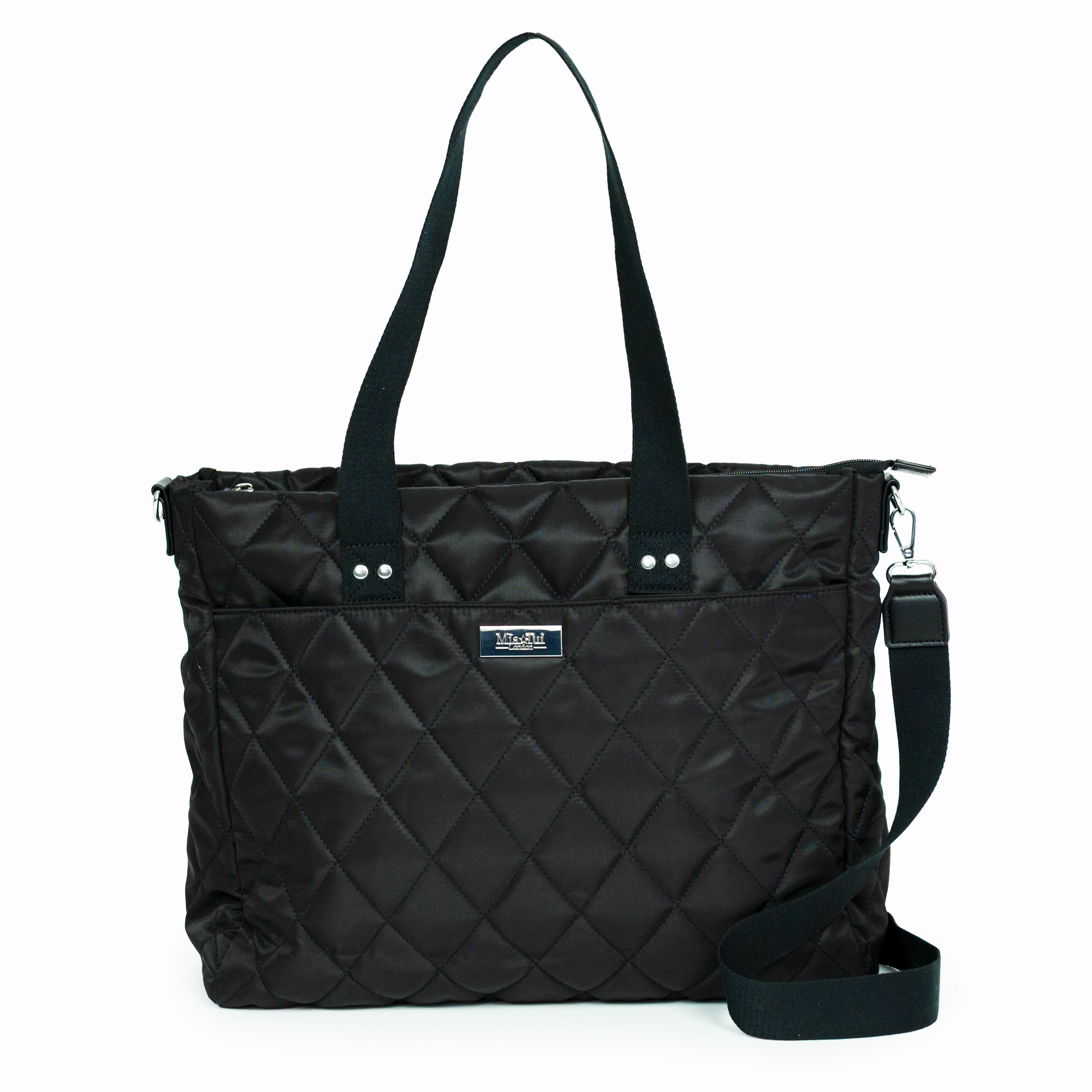 Large Dolly - Quilted Laptop Tote Bag - Image 8