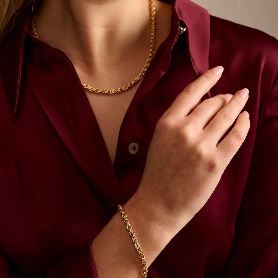 Woven Chain Bracelet - Image 3